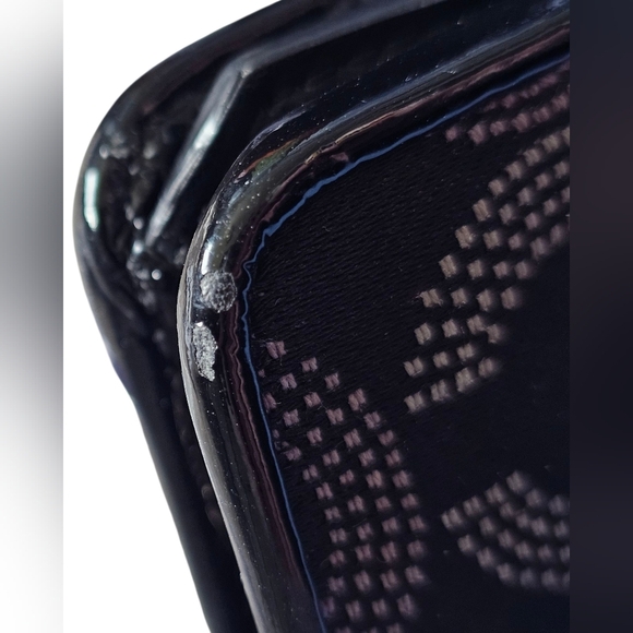 Coach Black and Gray Dotted Op Art Bifold Signature Wallet/clutch - Picture 3 of 10